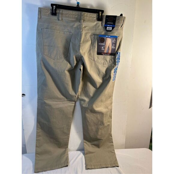 WeatherProof 38x32 utility pants flex waistband stretch 271 tan new - Picture 2 of 9